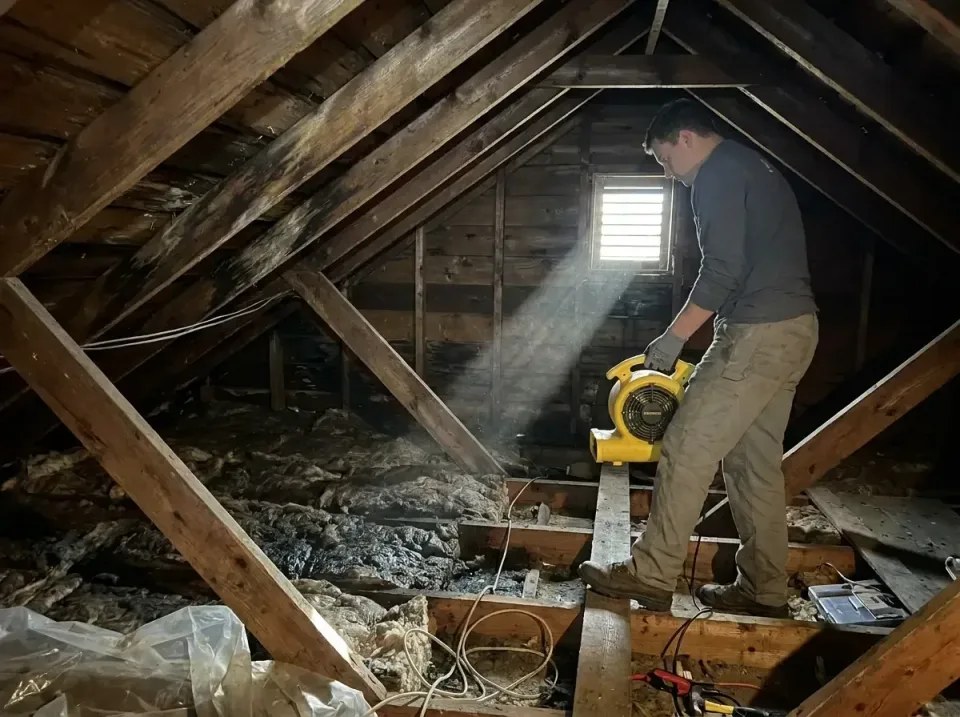 attic-water-damage-drying-proc-007 — frequently asked questions, Emergency Water Extraction & 24/7 Flood Response in Graymoo…